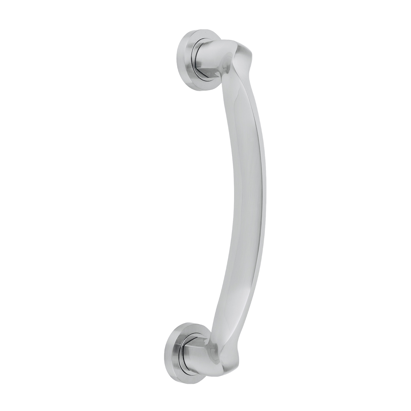 Puxador Zamak Para porta com acabamento cromado brilhante modelo 934