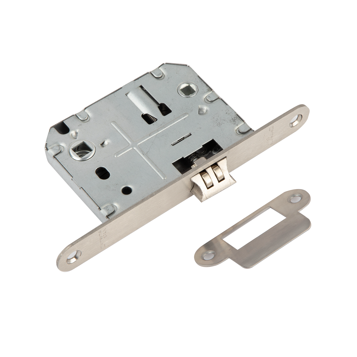 Fechadura de 70mm com roletes e trinco recuado