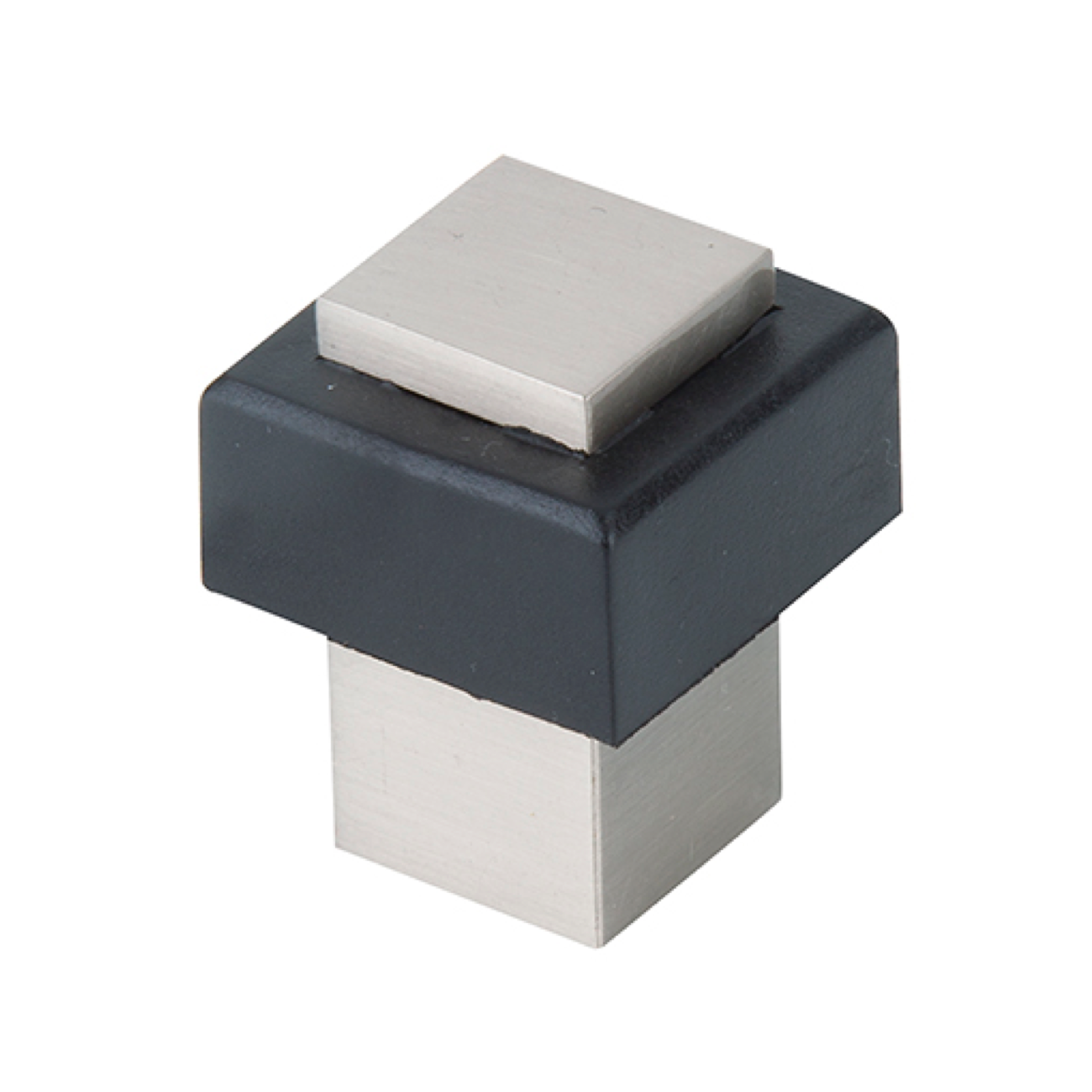 Batente de porta quadrado lateral de 17mm com borracha larga para portas