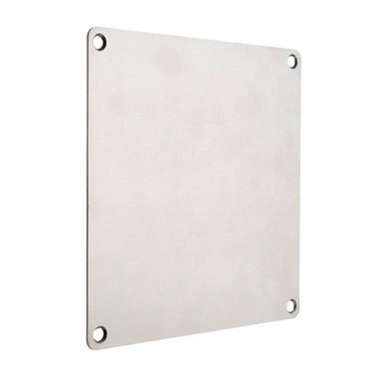 Placa quadrada de limpeza de 170x170 em aço inoxidável