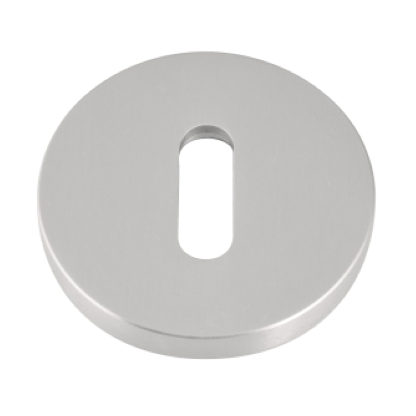 Fechadura OVAL com roseta redonda em aço INOX