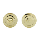 Pendente em Zamak com roseta redonda de 50mm em ouro brilhante 