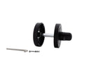 Pendente em Zamak com roseta redonda de 50mm em preto 