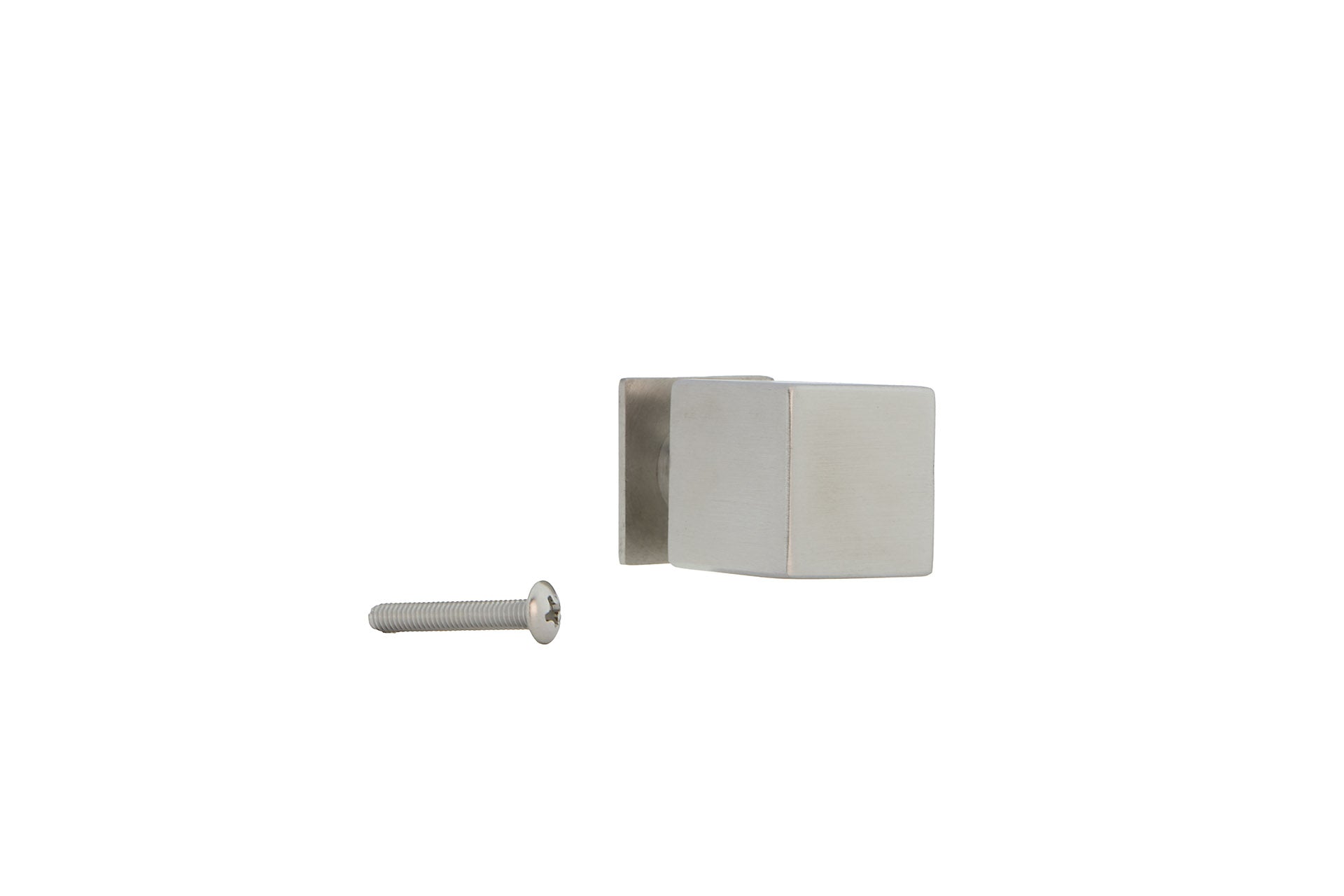 Puxador quadrado com pescoço alto de 26 mm em aço inoxidável ideal para móveis