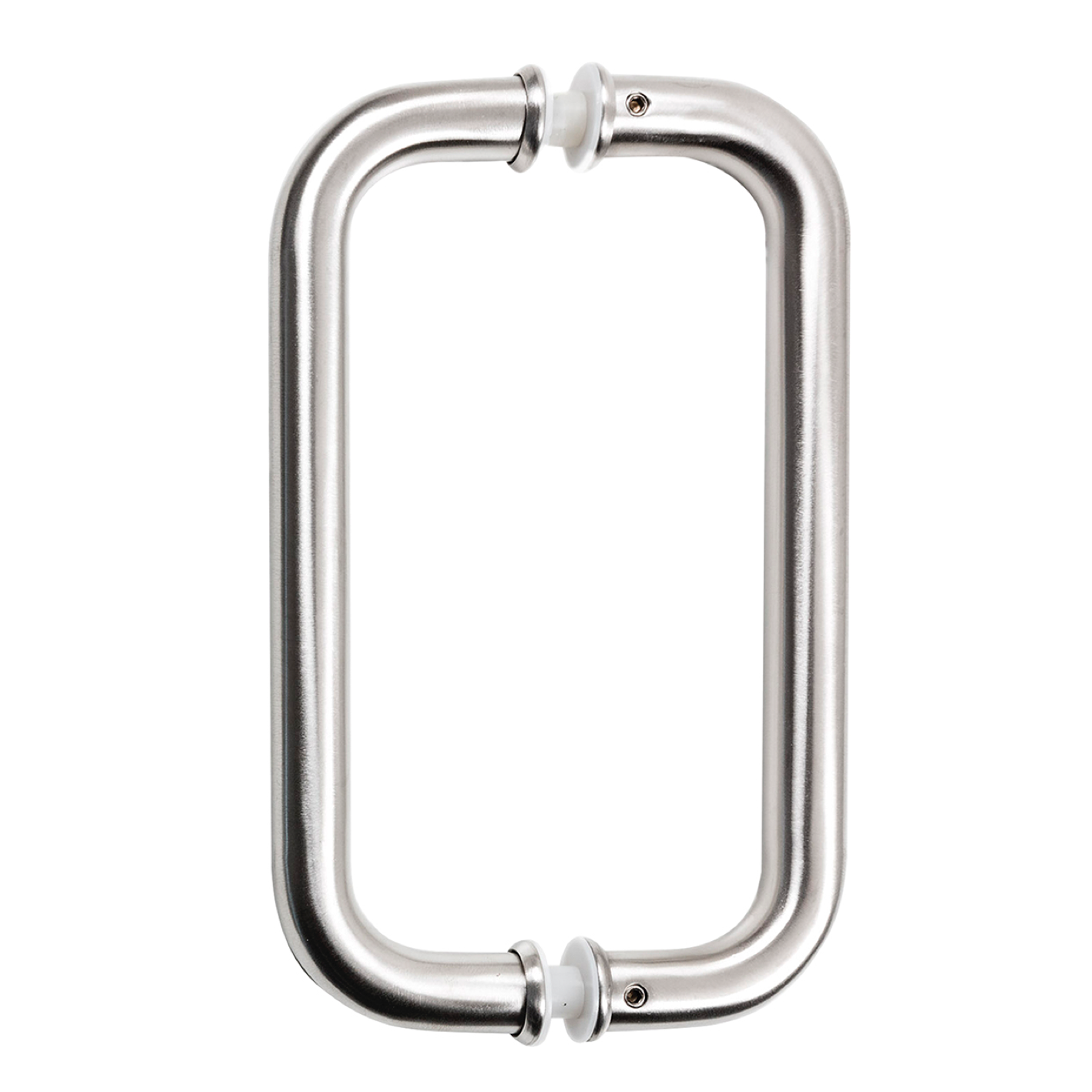 Puxador em aço inox para porta vidro / madeira 200mm modelo ARI120 