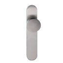 Cabo com placa oval e botão plano em aço inoxidável modelo 008 