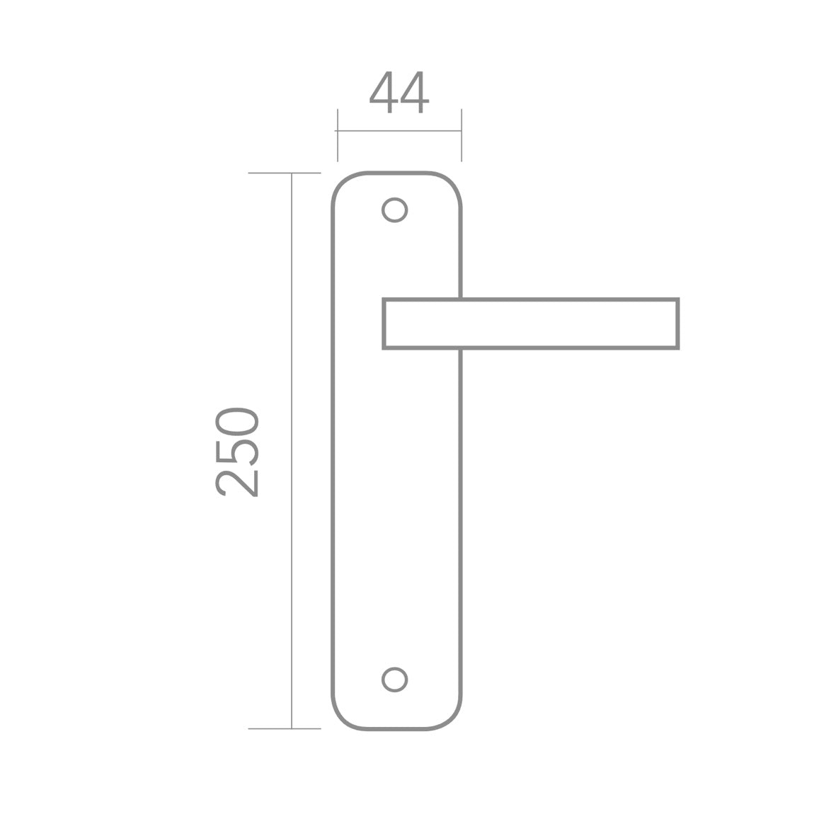 Puxador modelo '7001' com placa oval em zamak com acabamento em couro para portas 