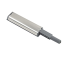 Expulsor Push gris con la punta de plástico de 80mm para atornillar en armarios