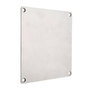 Placa quadrada de limpeza de 170x170 em aço inoxidável